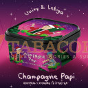 Табак для кальяна Unity x Lebiga Campagne Papi (Шампанское, Ягодный коктейль) 250 гр. Фото.