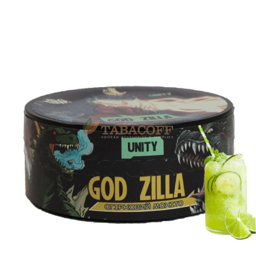 Табак для кальяна Unity Godzilla (Огуречный мохито) 100 гр