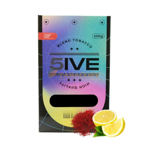 Табак для кальяна 5ive Hard Yellow kashmir (Лимон, кашмир) 100 гр