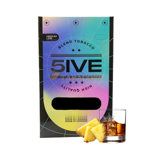 Табак для кальяна 5ive Medium Rumpine (Ром, Ананас) 100 гр