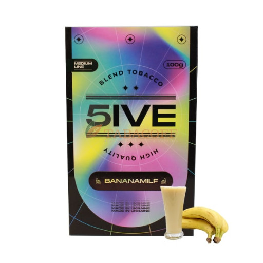 Табак для кальяна 5ive Medium Banana Milf (Банан) 100 гр
