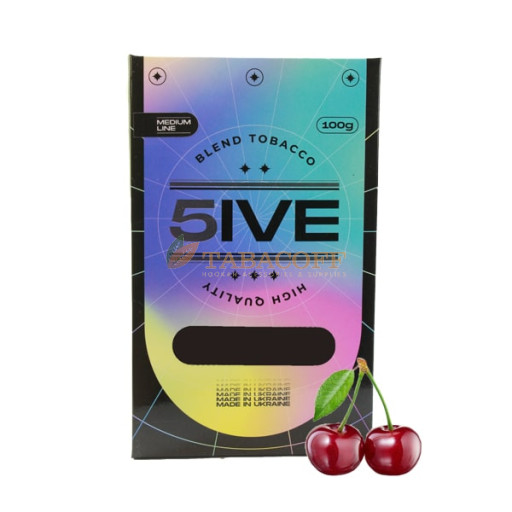Табак для кальяна 5ive Medium Chery squirt (Вишня) 250 гр