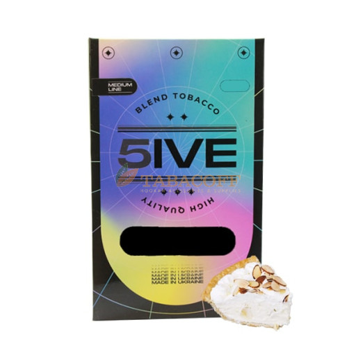 Табак для кальяна 5ive Medium Cream Pie (Кремовый пирог) 250 гр