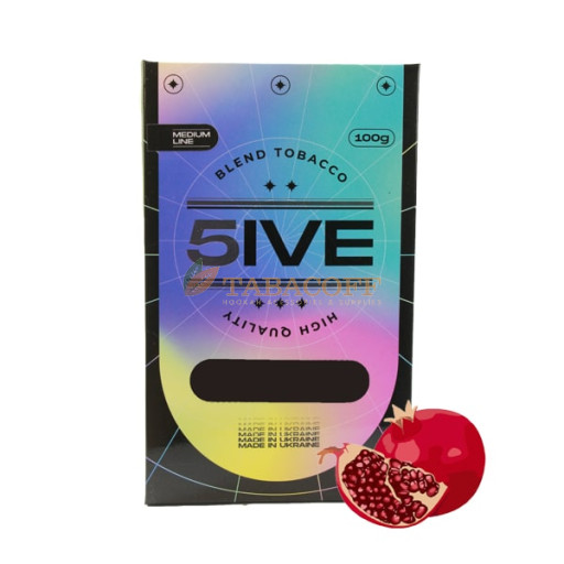 Табак для кальяна 5ive Medium Pomergranat  (Гранат) 250 гр