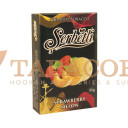 Табак для кальяна Serbetli Strawberry Melon (Клубника, Дыня) black pack 50 гр. Фото.
