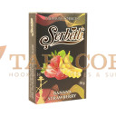 Табак для кальяна Serbetli Banana Strawberry (Банан, Клубника) black pack 50 гр. Фото.