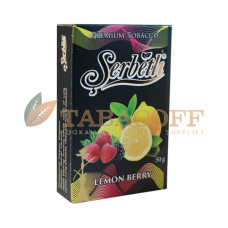 Табак для кальяна Serbetli Lemon Berry (Лимон, Ягоды) black pack 50 гр