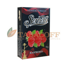 Табак для кальяна Serbetli Raspberry (Малина) black pack 50 гр