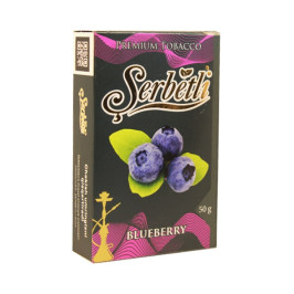 Табак для кальяна Serbetli Blueberry (Черника) black pack 50 гр