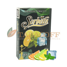 Табак для кальяна Serbetli Ice citrus mint (Лёд, лимон, апельсин) black pack 50 гр