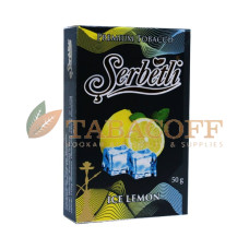 Табак для кальяна Serbetli Ice Lemon (Айс, Лимон) black pack 50 гр