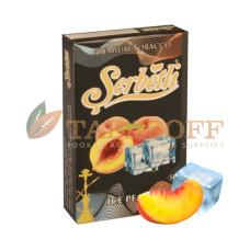 Табак для кальяна Serbetli Ice Peach (Айс, Персик) black pack 50 гр