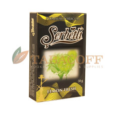 Табак для кальяна Serbetli Lemon fresh (Лимонный фреш) black pack 50 гр
