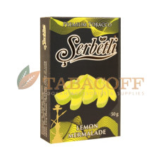 Табак для кальяна Serbetli Lemon Marmalade (Лимонный мармелад) black pack 50 гр