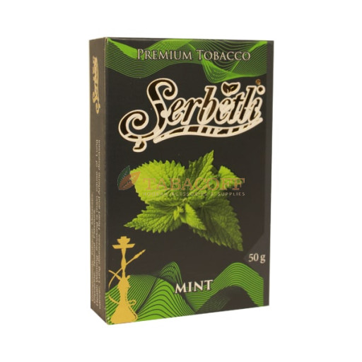 Табак для кальяна Serbetli Mint (Мята) black pack 50 гр