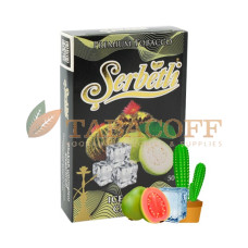 Табак для кальяна Serbetli Ice guava cactus (Лёд, гуава, кактус) black pack 50 гр