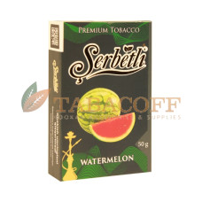 Табак для кальяна Serbetli Watermelon (Арбуз) black pack 50гр