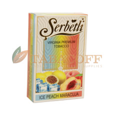 Табак для кальяна Serbetli Ice Peach Maracuja (Айс Персик Маракуя) 50гр