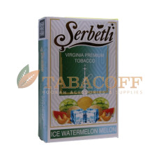 Табак для кальяна Serbetli Ice Watermelon Melon (Айс Арбуз Дыня) 50 гр