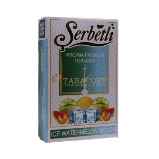 Табак для кальяна Serbetli Ice Watermelon Melon (Айс Арбуз Дыня) 50 гр