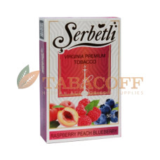 Табак для кальяна Serbetli Raspberry Peach Blueberry (Малина, Персик, Черника) 50 гр