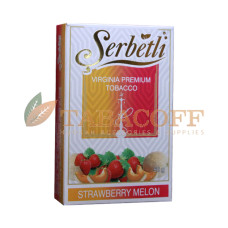 Табак для кальяна Serbetli Strawberry Melon (Клубника Дыня) 50 гр