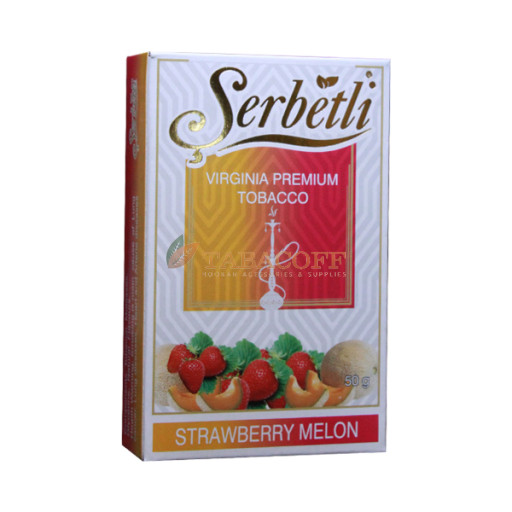 Табак для кальяна Serbetli Strawberry Melon (Клубника Дыня) 50 гр