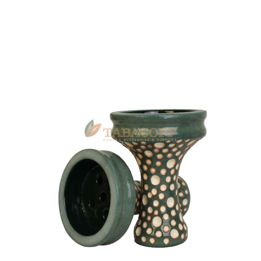 Чаша для кальяна ETNA Ash Dot Dark Green