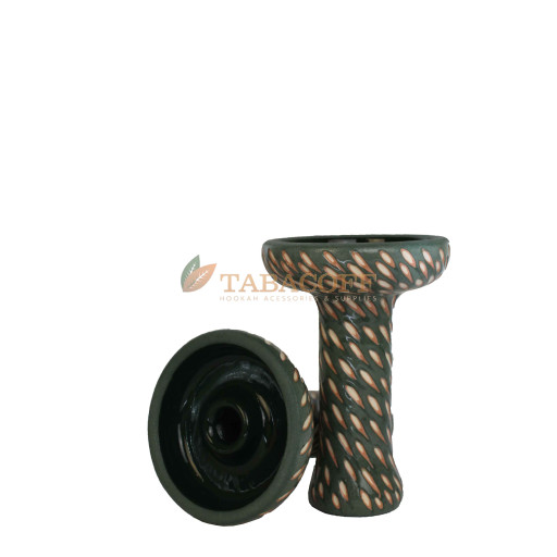 Чаша для кальяна ETNA Phunnel Cut Dark Green 