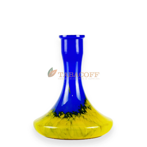 Колба для кальяна (Под уплотнитель) Craft Blue-Yellow
