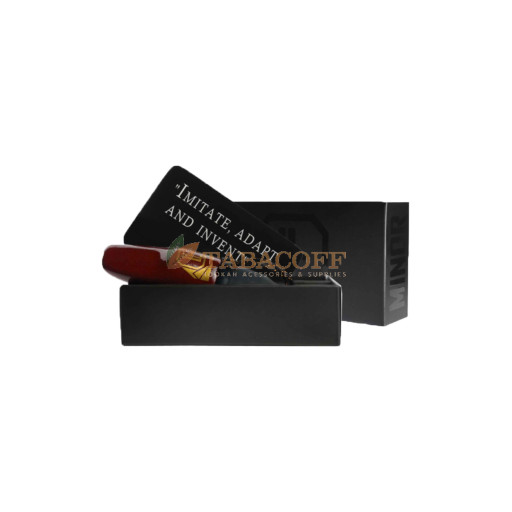 Персональный мундштук Lavart Minor Glaze Burgundy