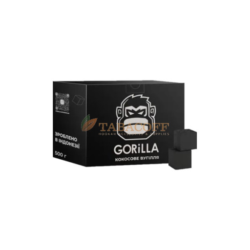 Кокосове вугілля для кальяну Gorilla 0,5 kg 