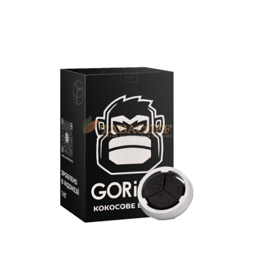 Кокосове вугілля для кальяну Gorilla Kalaud 1 kg 
