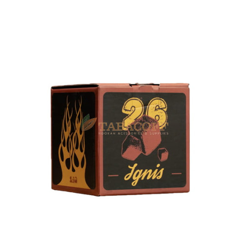 Вугілля для кальяну Ignis 1 kg 26 мм