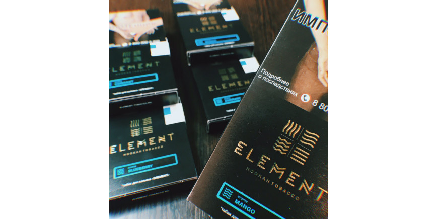 Табак Element. Обзор и популярные вкусы