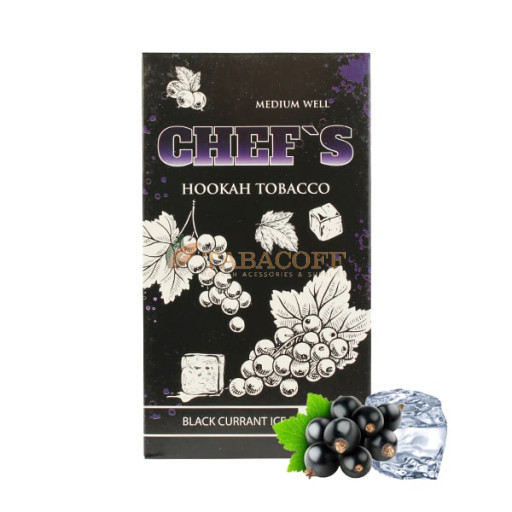 Тютюн для кальяну Chef's Black Currant Ice (Чорна смородина з льодом) 100 гр