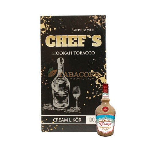 Тютюн для кальяну Chef's Cream Likör (Вершковий лікер з легкою кавовою нотою) 100 гр