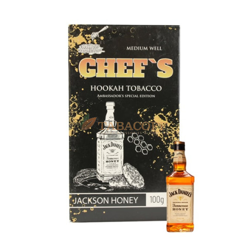 Тютюн для кальяну Chef's Jackson Honey (Медовий віскі) 100 гр