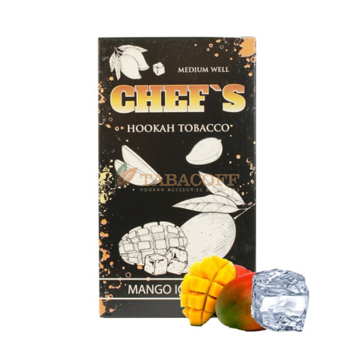 Тютюн для кальяну Chef's Mango Ice (Зелений манго з льодом) 100 гр