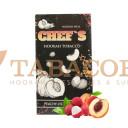 Тютюн для кальяну Chef's Peachy-Lychee (Солодкий персик з кислинкою та легкою свіжістю лічі) 100 гр. Фото.