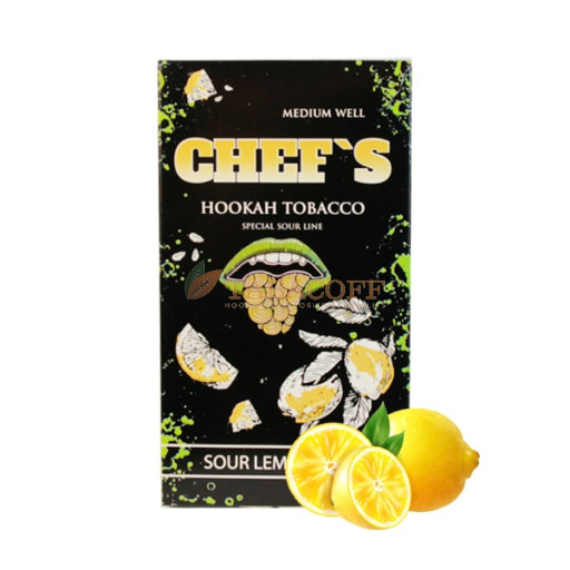 Табак для кальяна Chef's Sour Lemon (Смак кислого лимону) 100 гр