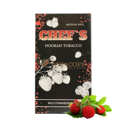 Тютюн для кальяну Chef's Wild Strawberries (Лісова суниця) 100 гр