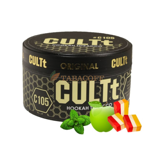 Тютюн для кальяну CULTt C105 (Яблоко, Ментол, Мармелад)