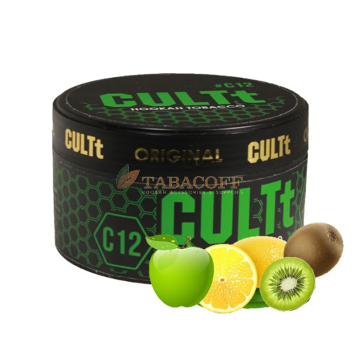 Тютюн для кальяну CULTt C12 (Яблуко, Лімон, Ківі)