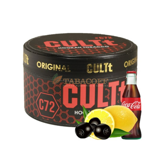 Тютюн для кальяну CULTt C72 (Бузина, Кола, Лимон) 