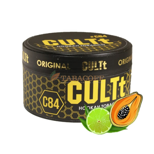 Тютюн для кальяну CULTt C84 (Папайа, Лайм) 