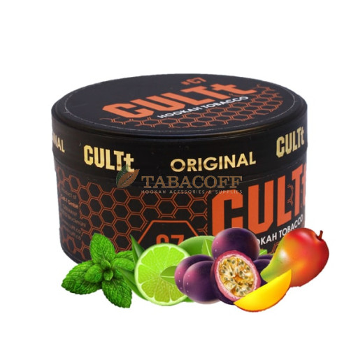 Тютюн для кальяну CULTt С7 (Лайм, Мята, Маракуйя, Манго)