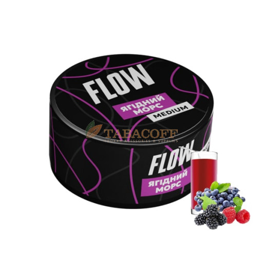 Тютюн Flow (Флоу) Ягідний Морс 100г