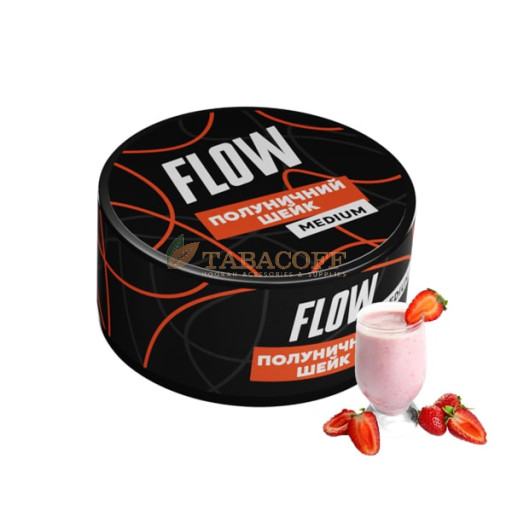 Тютюн Flow (Флоу) Полуничний Шейк 100г