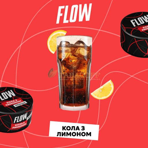 Тютюн Flow (Флоу) Кола з Лимоном 250г